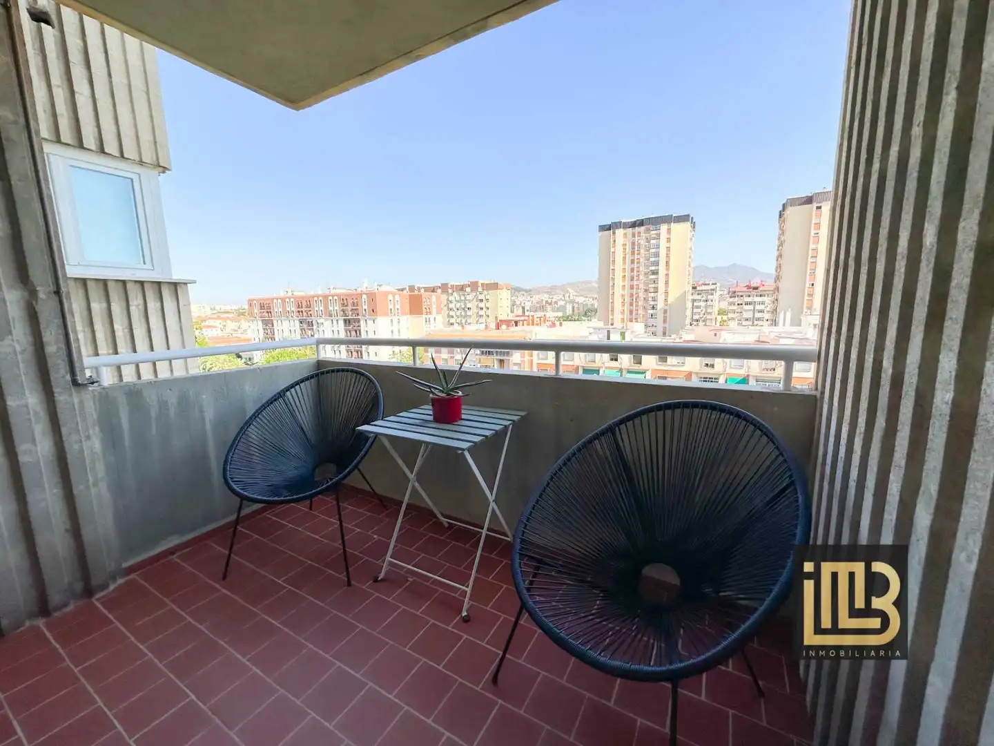 Terraza de Piso de alquiler en Málaga con Aire acondicionado, Trastero y Amueblado