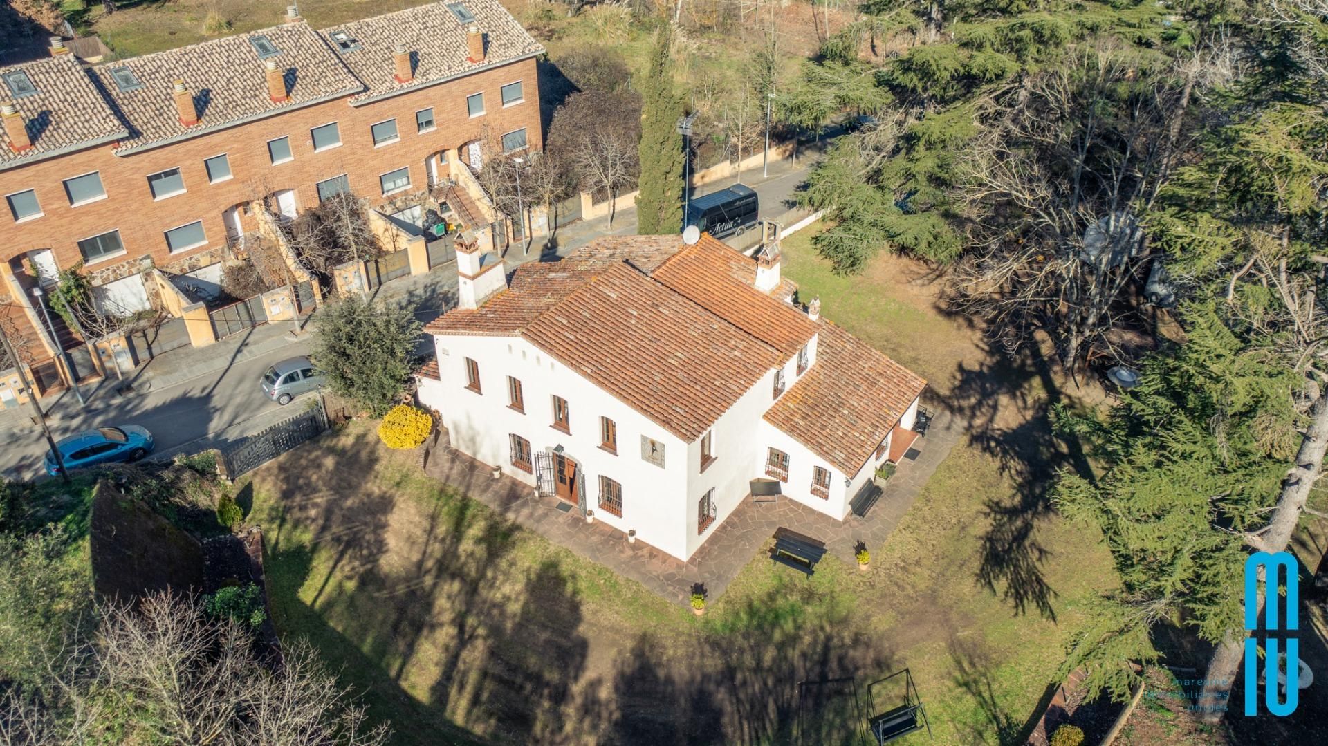 Exterior view of House or chalet to rent in Vallgorguina  with Heating, Private garden and Terrace