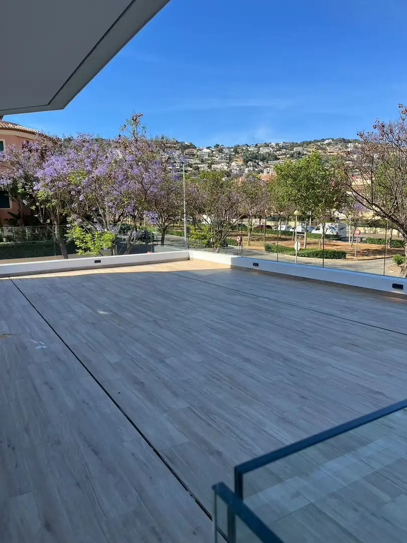 Terraza de Apartamento de alquiler en Jávea / Xàbia con Aire acondicionado y Trastero