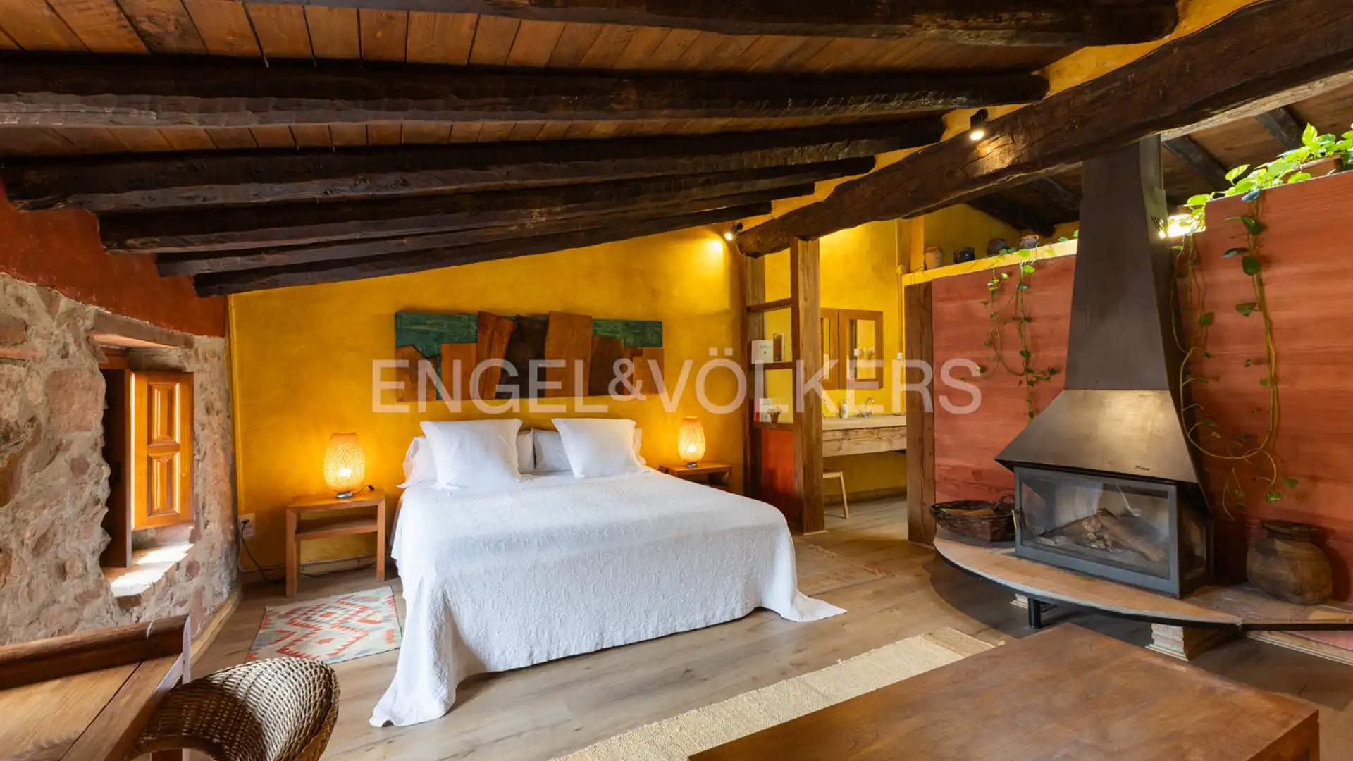 Bedroom of Houses for sale in Vilafamés  with Air Conditioner, Heating and Private garden