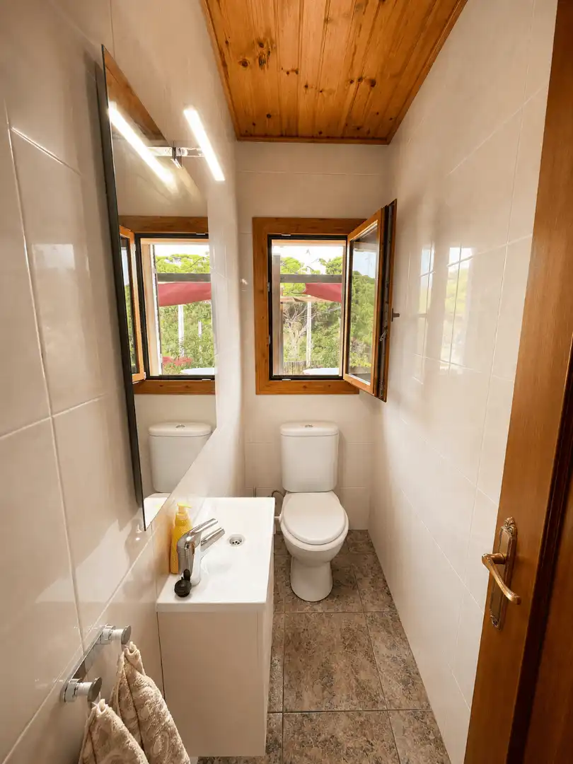 Baño de Casa o chalet en venta en Sant Cebrià de Vallalta con Aire acondicionado, Calefacción y Jardín privado