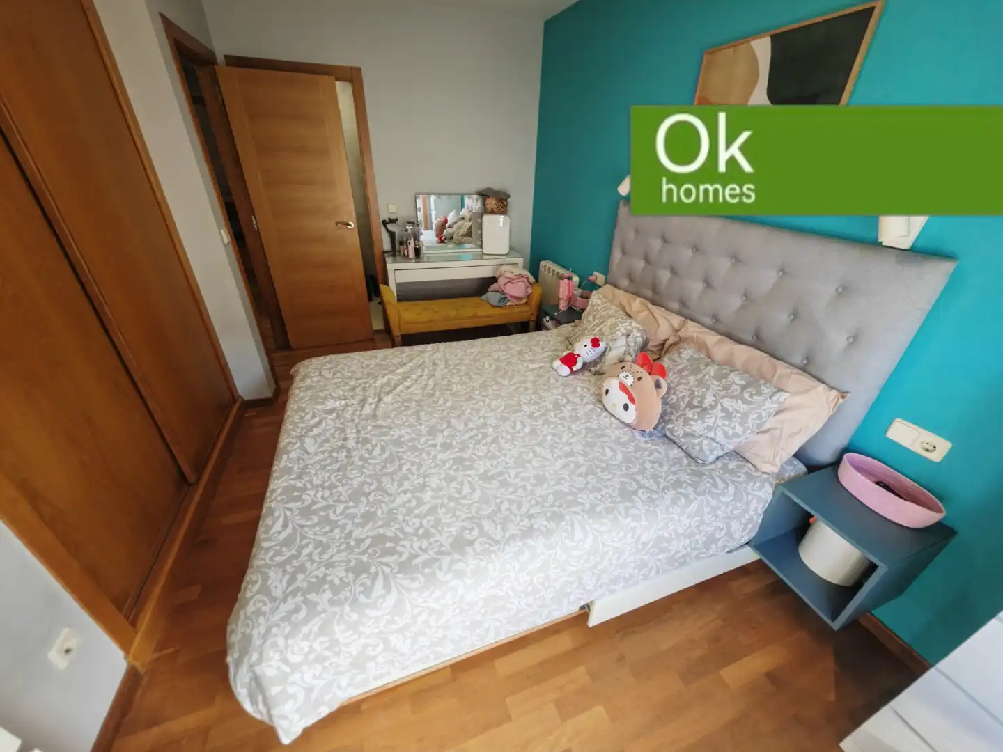 Bedroom of Flat for sale in Arteixo  with Heating, Parquet flooring and Terrace