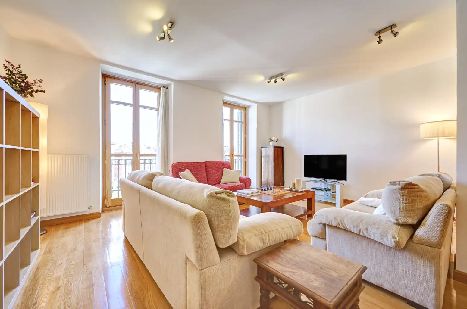 Living room of Flat for sale in  Pamplona / Iruña  with Heating, Parquet flooring and Storage room