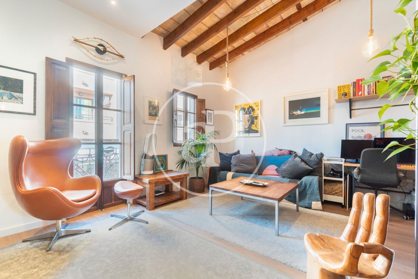 Sala d'estar de Casa o xalet en venda en  Palma de Mallorca amb Aire condicionat i Terrassa