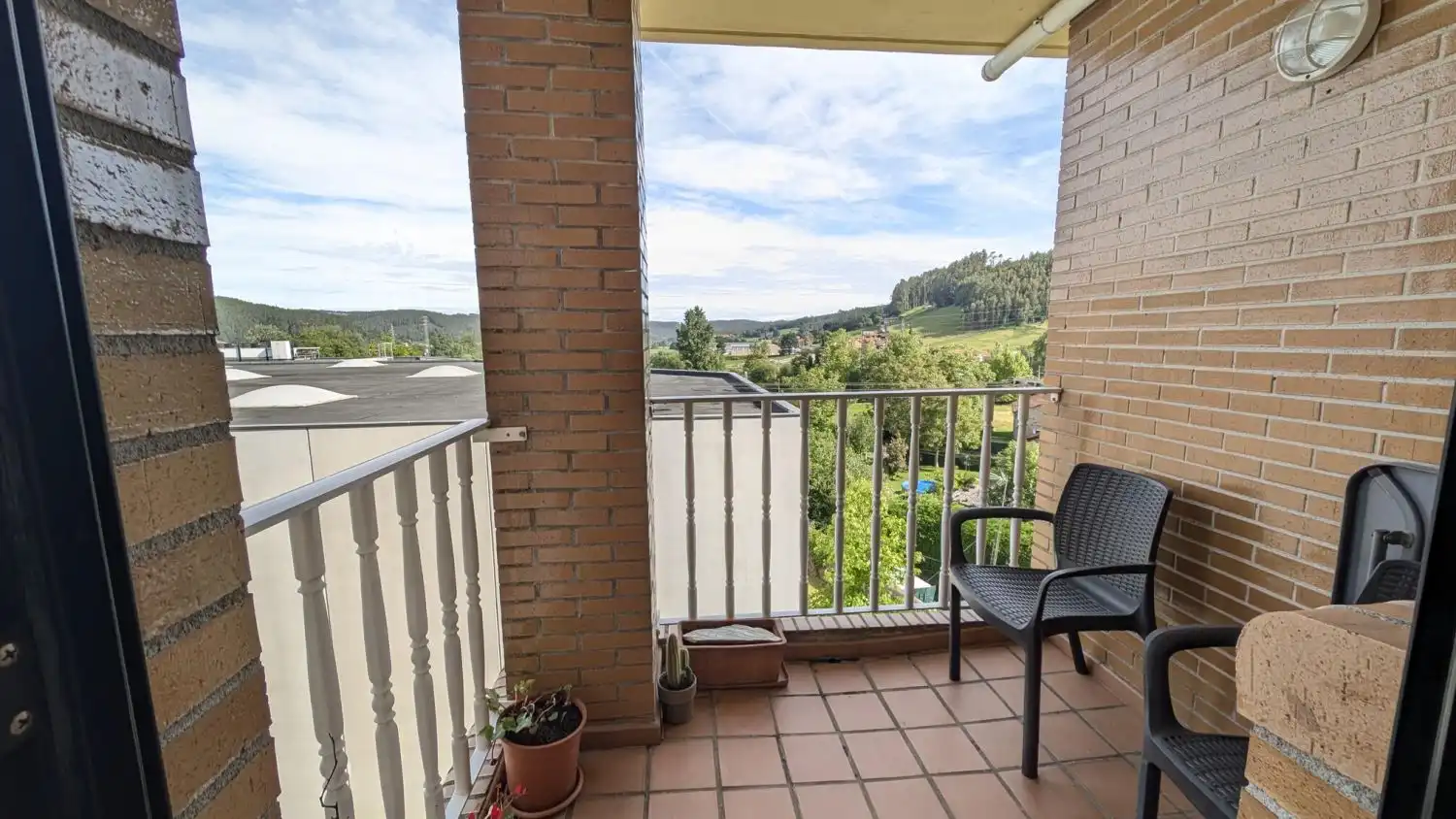 Terraza de Piso de alquiler en Piélagos con Calefacción, Terraza y Amueblado
