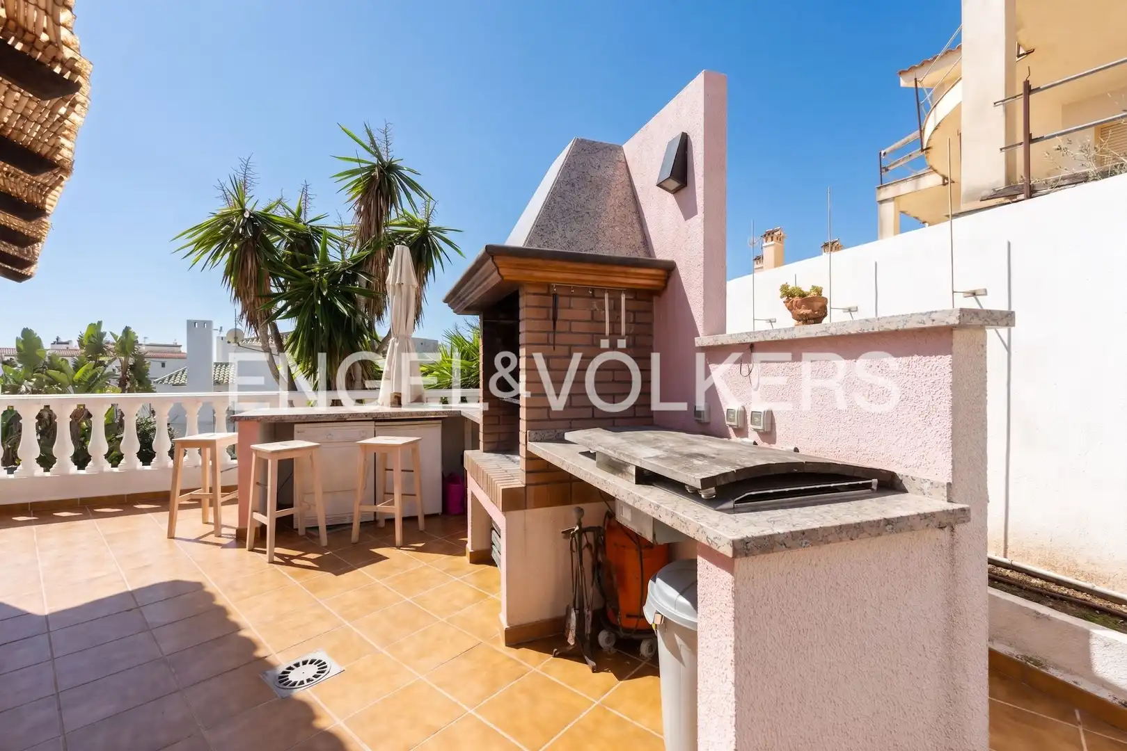 Terrassa de Casa o xalet en venda en Oropesa del Mar / Orpesa amb Aire condicionat, Calefacció i Jardí privat