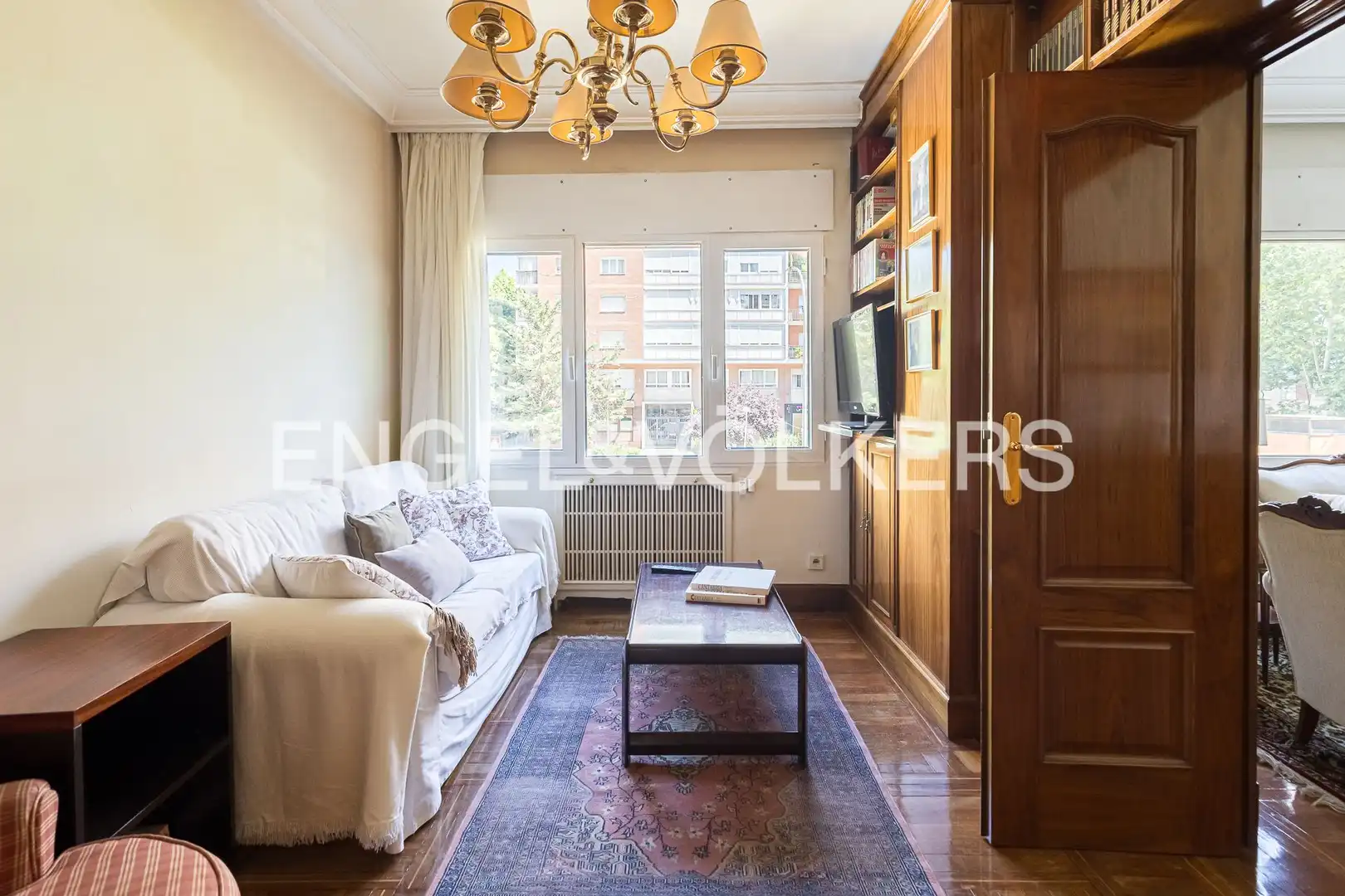 Sala de estar de Piso en venta en Madrid con Aire acondicionado, Calefacción y Parquet