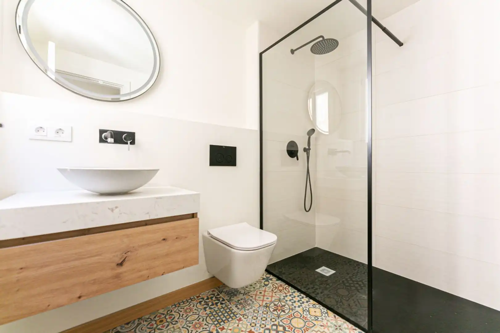 Badezimmer von Wohnungen zur Miete in  Palma de Mallorca mit Terrasse und Balkon