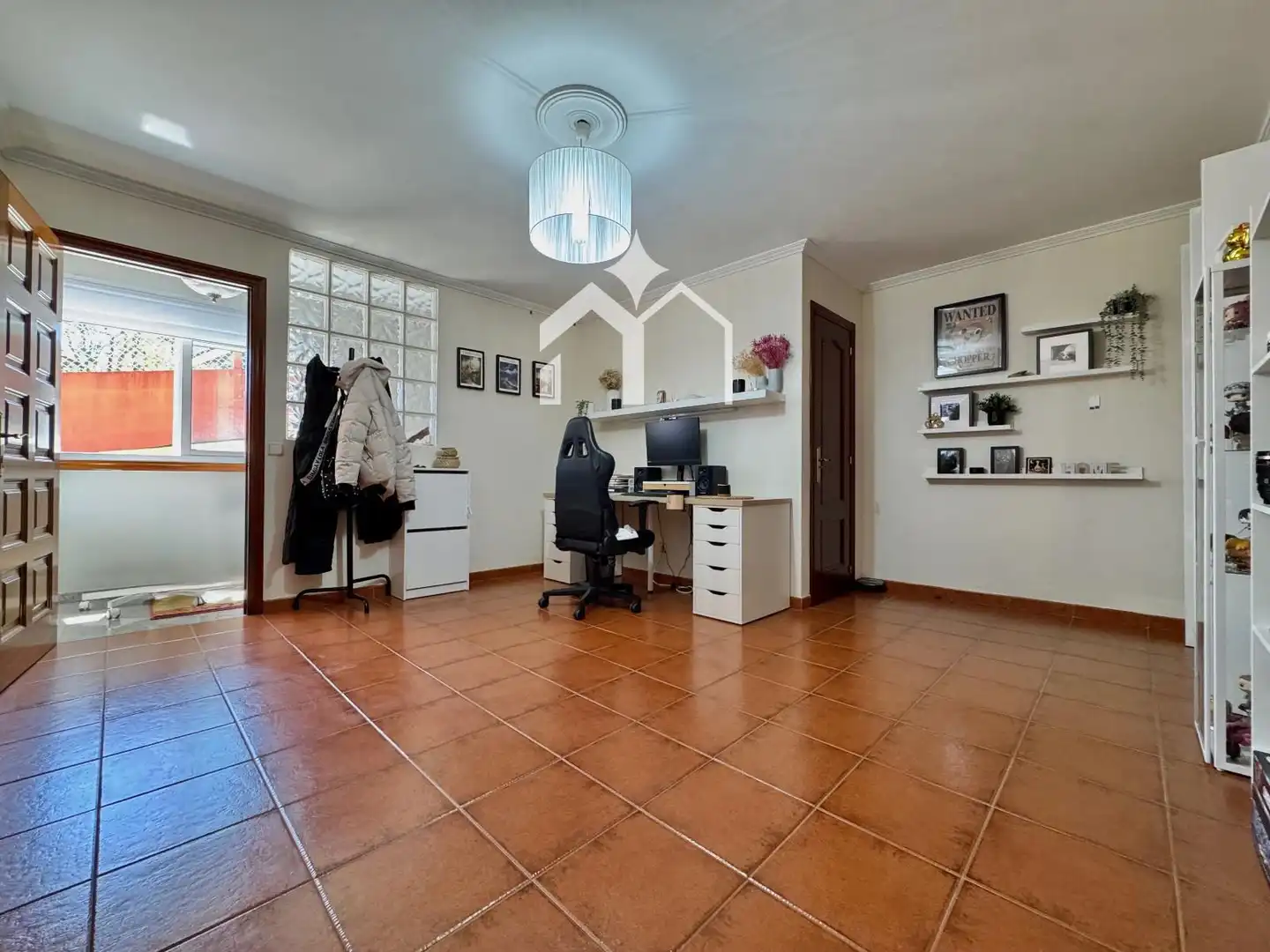 Living room of Houses for sale in Moaña  with Heating, Parquet flooring and Terrace