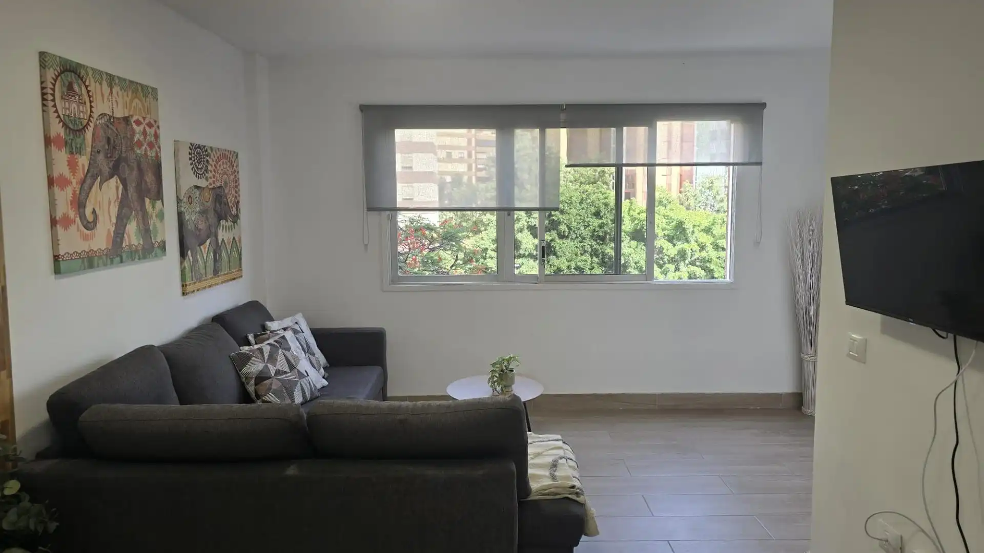 Living room of Flat for rent in Santa Cruz de Tenerife  with Terrace, Furnished and Community pool