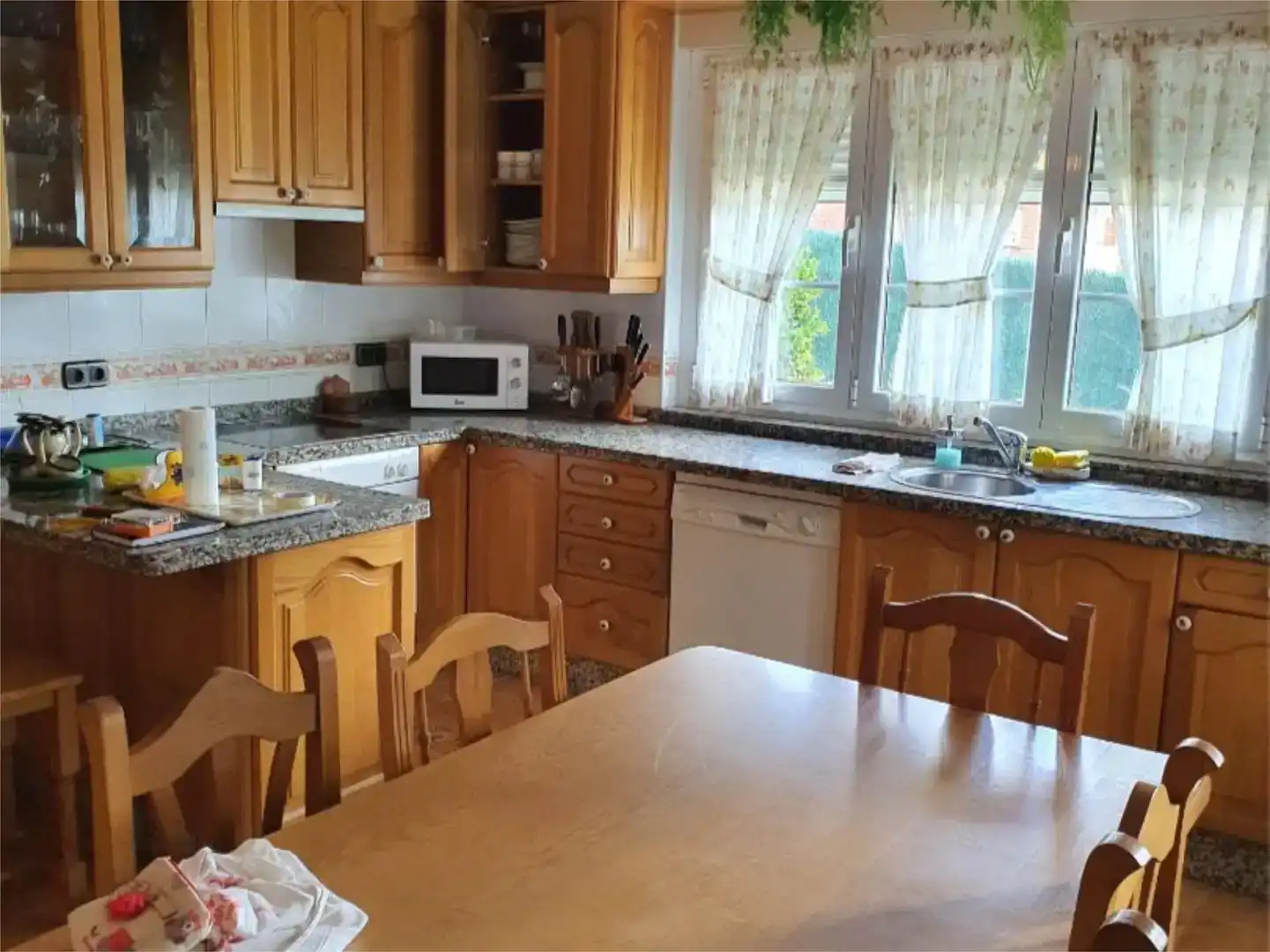 Cocina de Piso en venta en Quintana del Castillo con Jardín privado