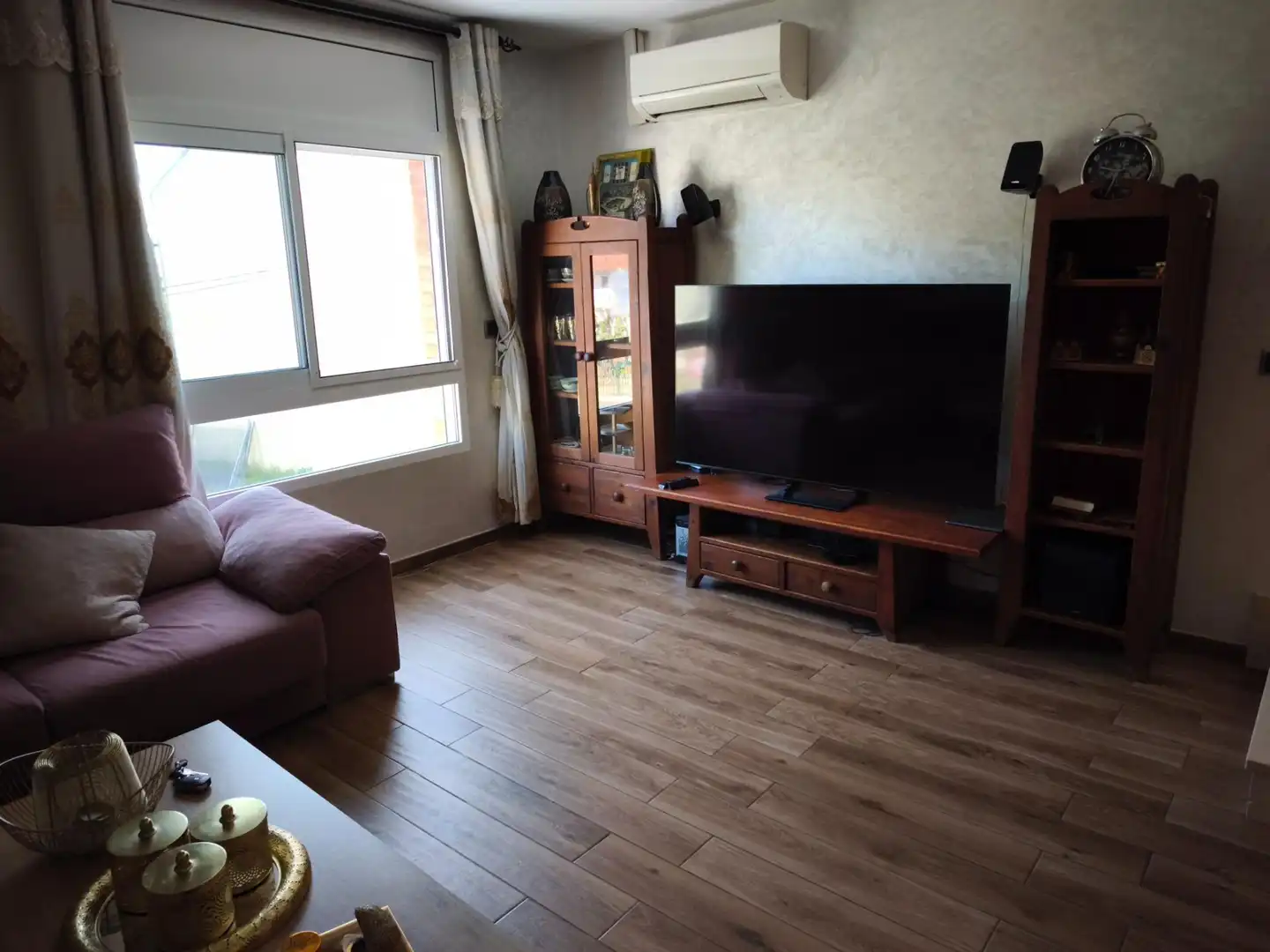 Sala d'estar de Casa adosada en venda en La Ràpita amb Jardí privat, Terrassa i Traster