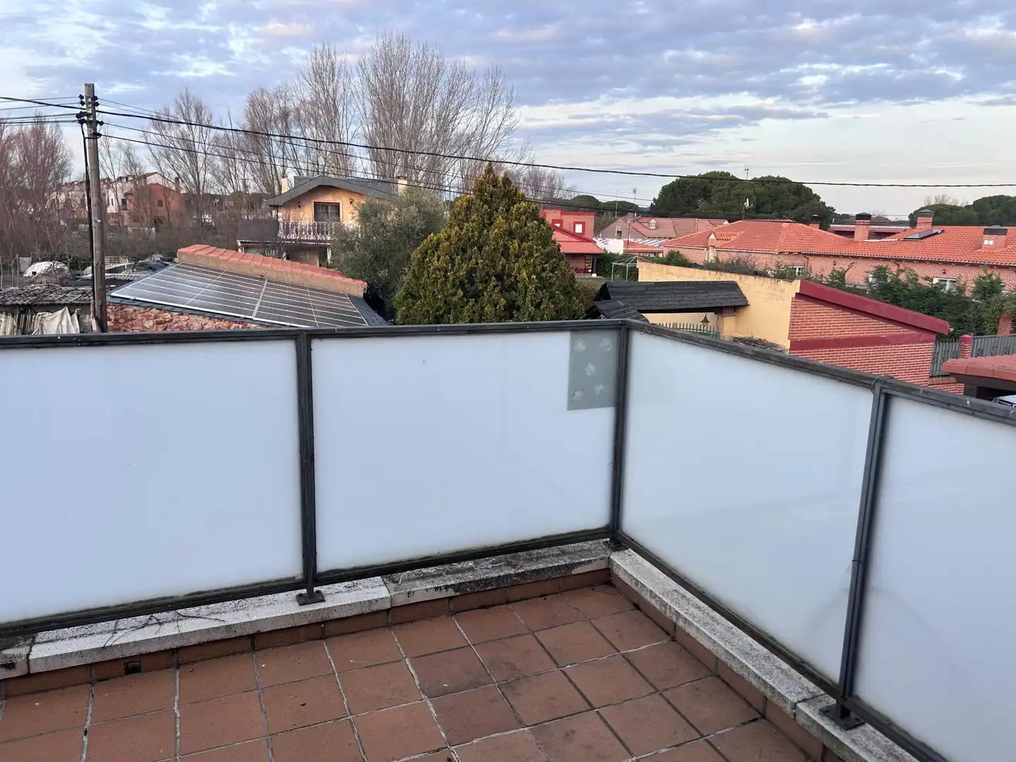 Terraza de Casa adosada en venta en Valladolid con Aire acondicionado, Calefacción y Jardín privado