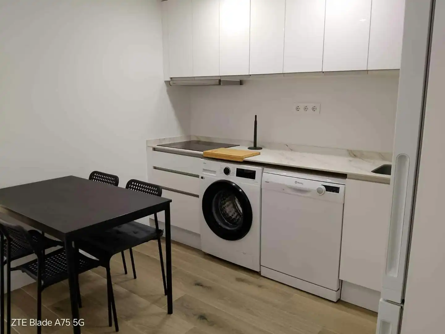 Kitchen of Flat for rent in Madrid  with Air Conditioner, Heating and Furnished
