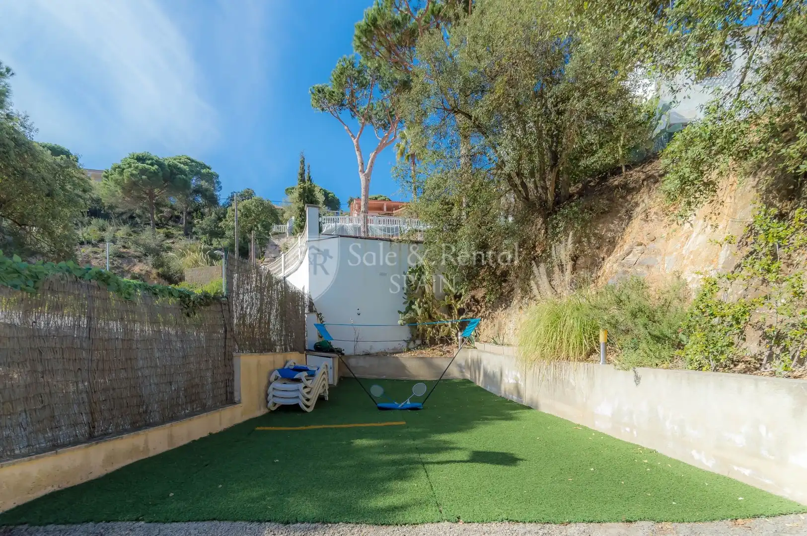 Garden of Houses for sale in Lloret de Mar  with Air Conditioner, Heating and Private garden