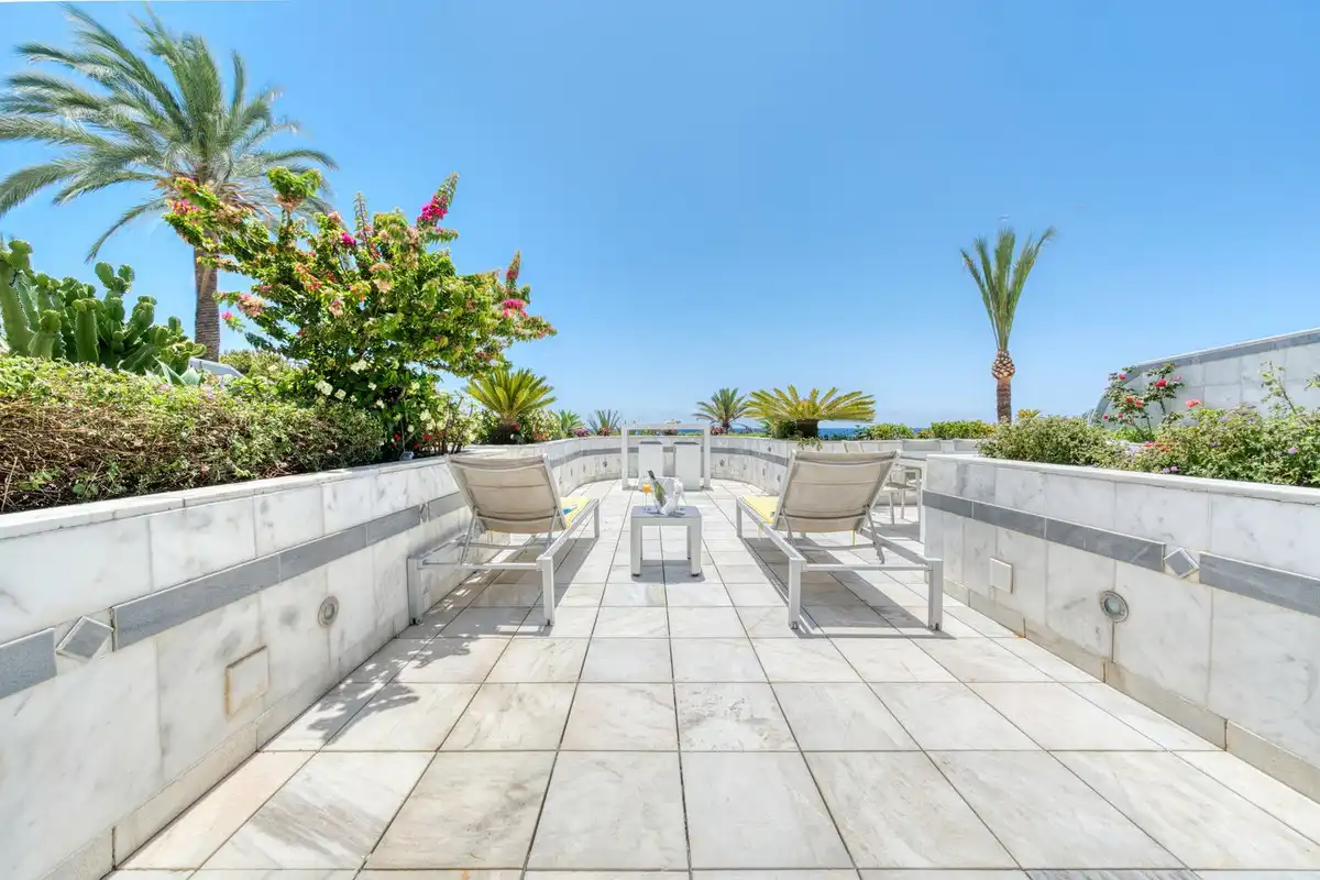 Terrassa de Apartament en venda en Marbella amb Aire condicionat, Terrassa i Traster