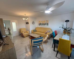 Living room of Flat for sale in  Almería Capital  with Air Conditioner, Terrace and Furnished