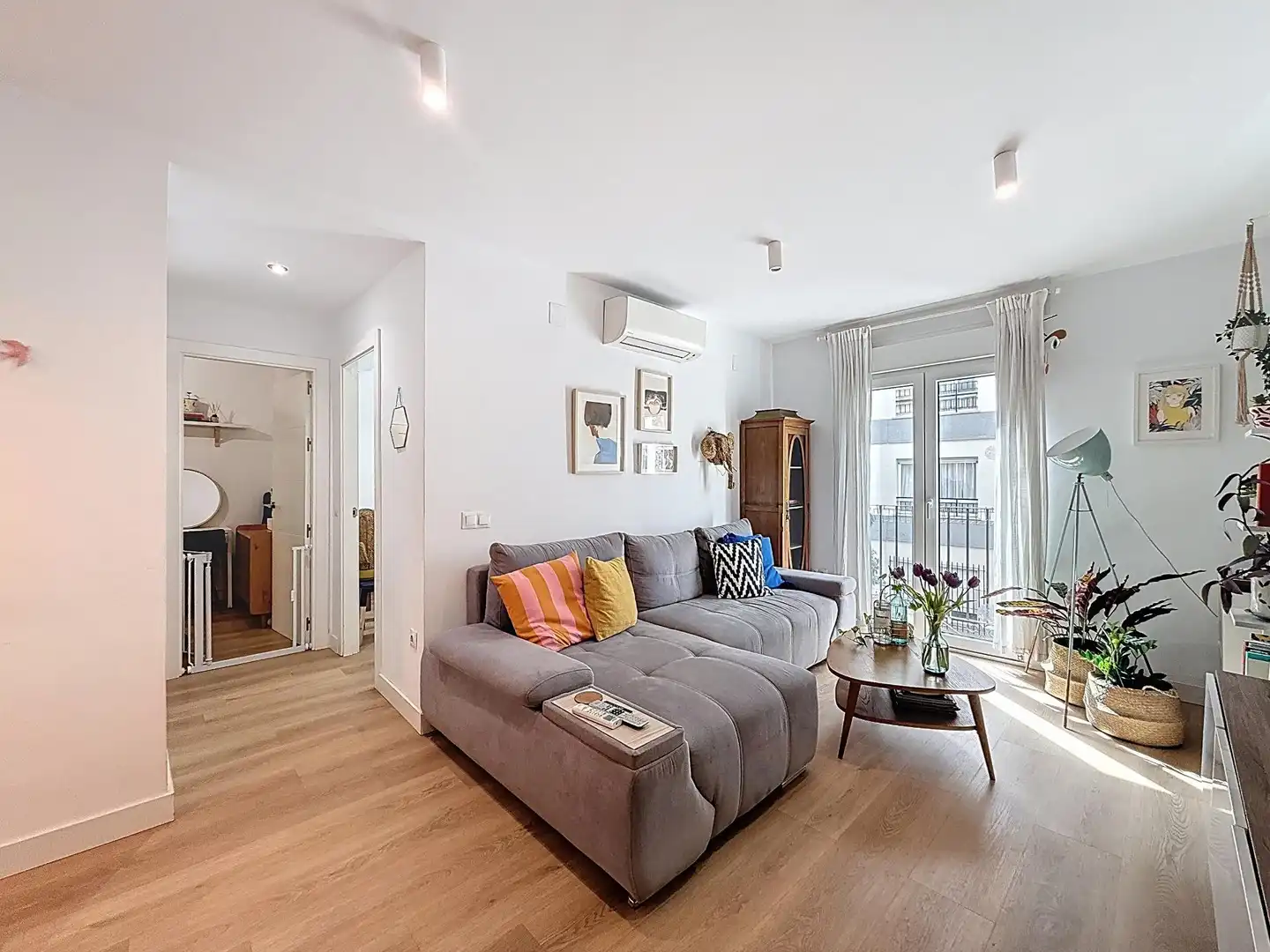 Sala d'estar de Pis en venda en Málaga Capital amb Aire condicionat