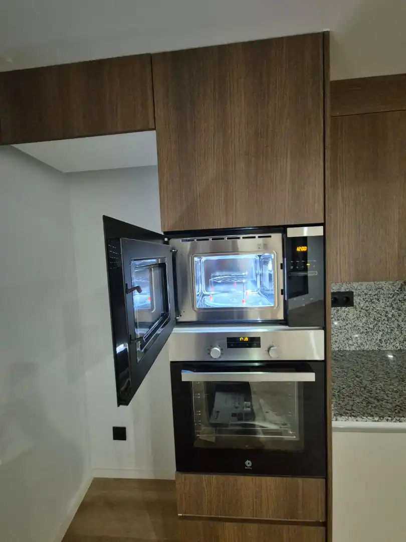 Kitchen of Flat for rent in Santpedor  with Air Conditioner, Heating and Oven