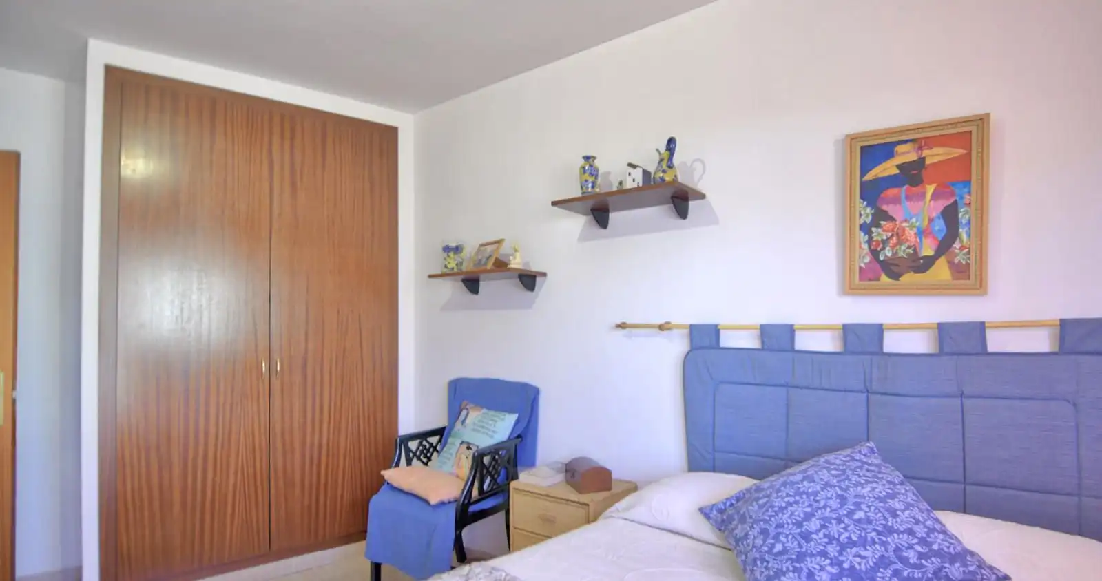 Schlafzimmer von Einfamilien-Reihenhaus zum Verkauf in Palafrugell mit Klimaanlage, Heizung und Terrasse