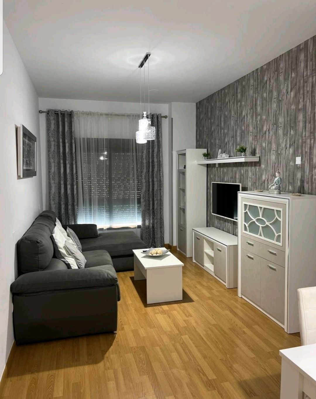 Living room of Flat to rent in Roquetas de Mar  with Air Conditioner, Heating and Private garden