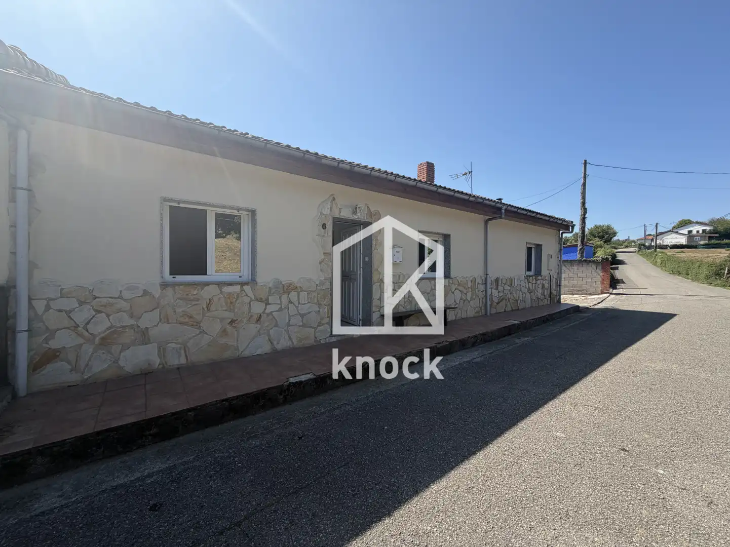 Vista exterior de Casa adosada en venta en Langreo con Calefacción y Terraza