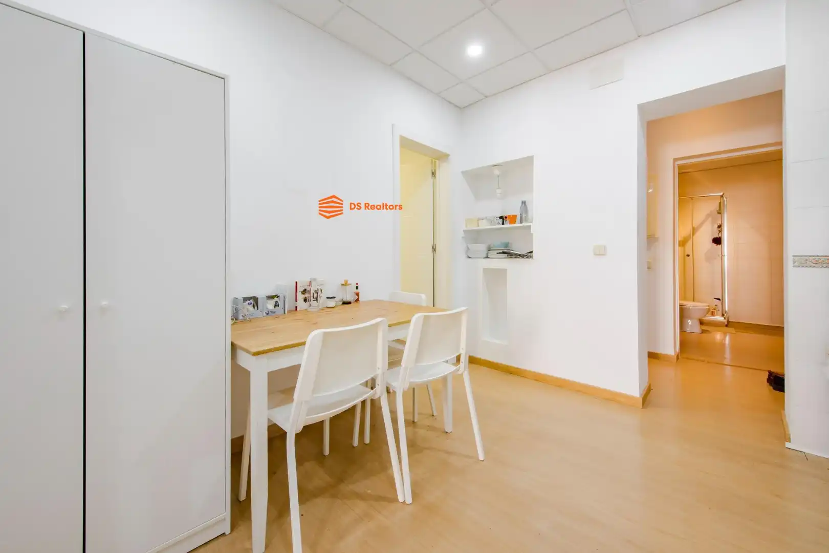 Esszimmer von Wohnung zur Miete in Madrid mit Heizung, Möbliert und Balkon