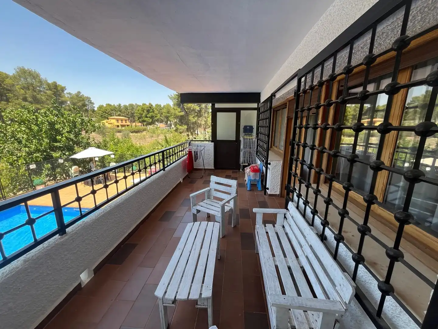 Terrassa de Casa o xalet en venda en Almansa amb Aire condicionat, Calefacció i Jardí privat