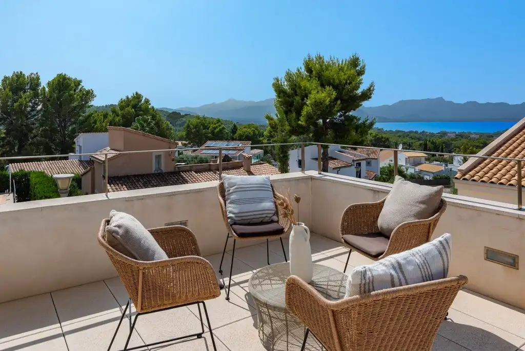 Terrasse von Haus oder Chalet zum Verkauf in Alcúdia mit Klimaanlage, Privatgarten und Terrasse