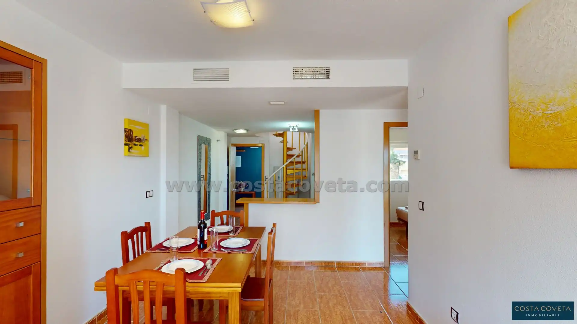 Esszimmer von Wohnungen zum Verkauf in El Campello mit Klimaanlage, Terrasse und Möbliert