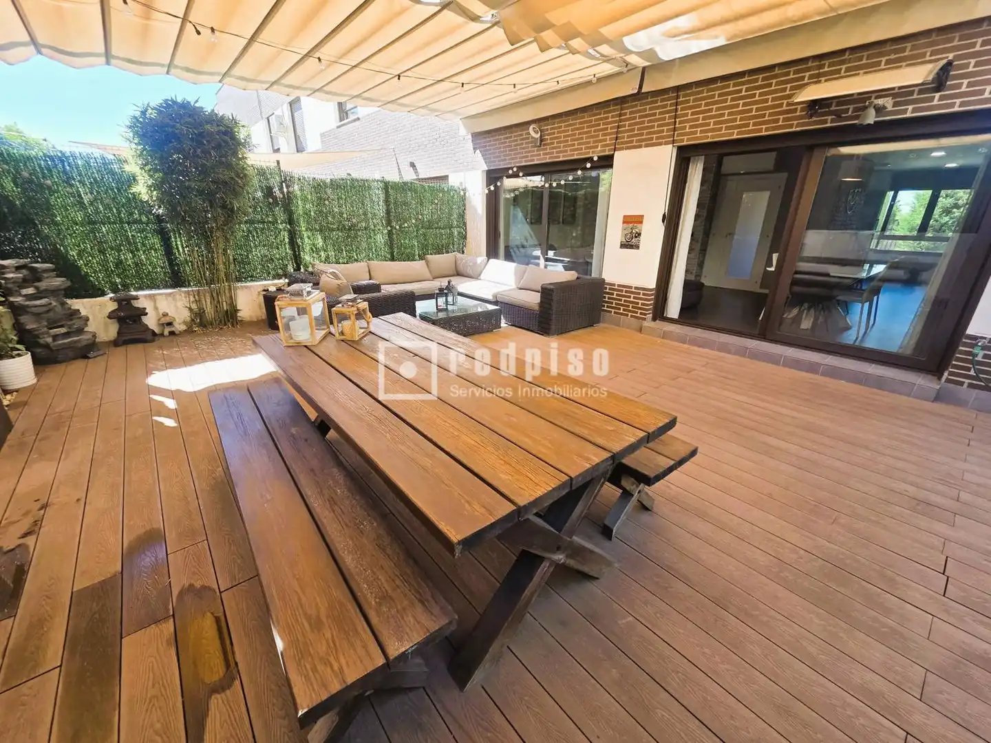 Terraza de Casa o chalet en venta en Rivas-Vaciamadrid con Aire acondicionado, Calefacción y Jardín privado