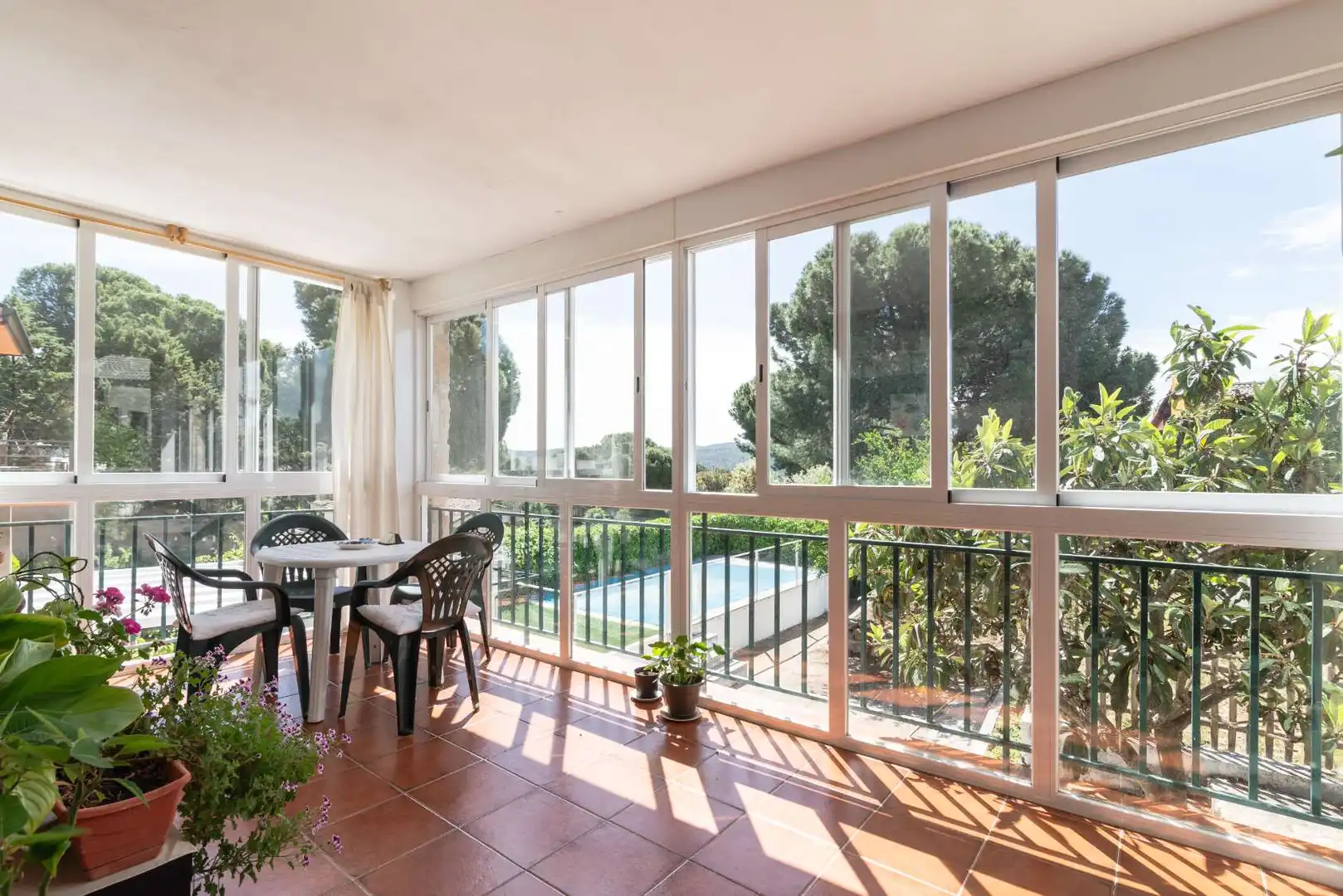 Balcony of Houses for sale in San Martín de Valdeiglesias  with Air Conditioner, Heating and Private garden