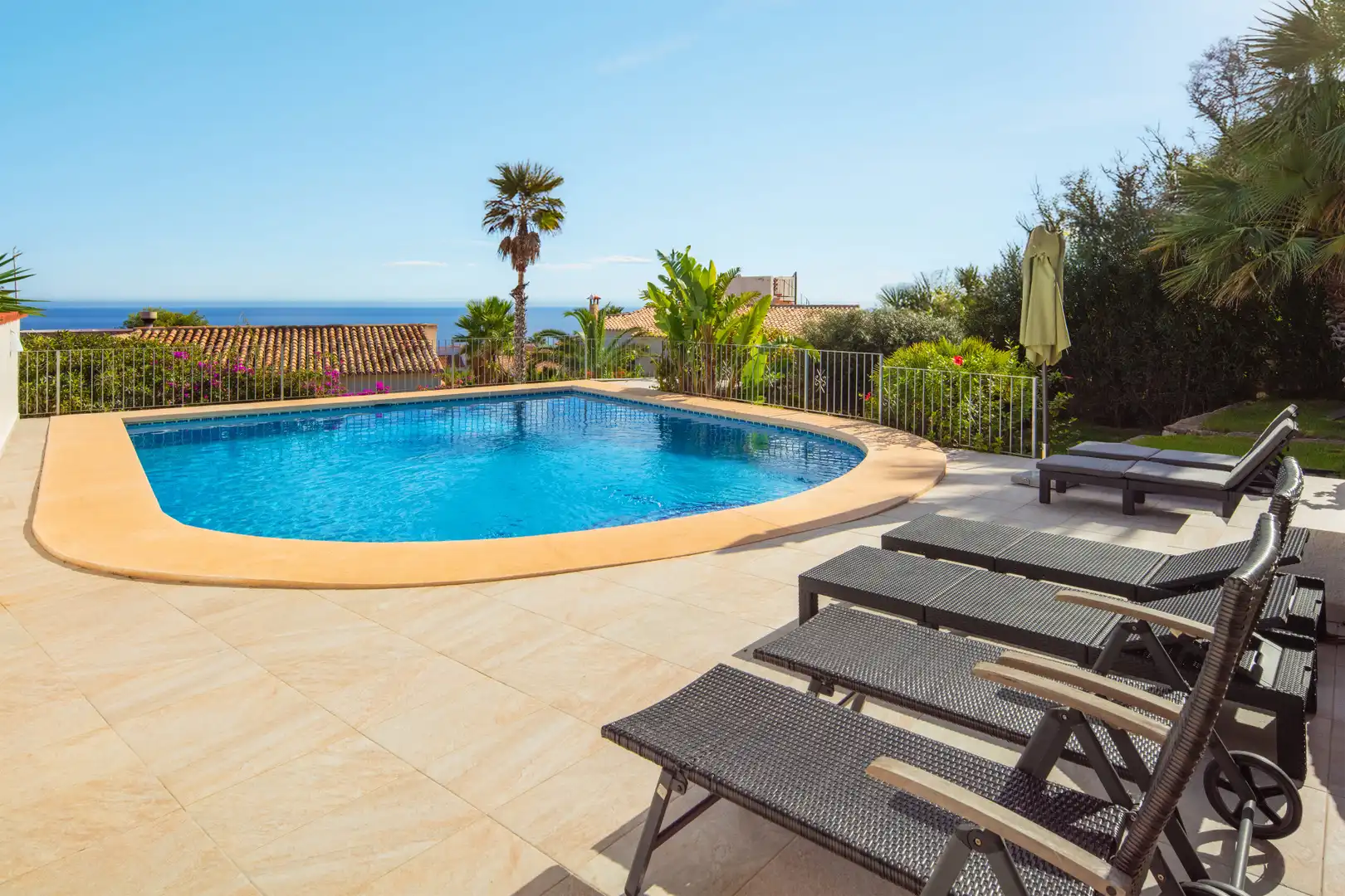Piscina de Casa o xalet en venda en Jávea / Xàbia amb Aire condicionat, Jardí privat i Terrassa