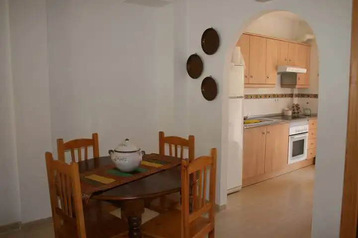 Cocina de Apartamento de alquiler en Cuevas del Almanzora con Aire acondicionado, Terraza y Piscina