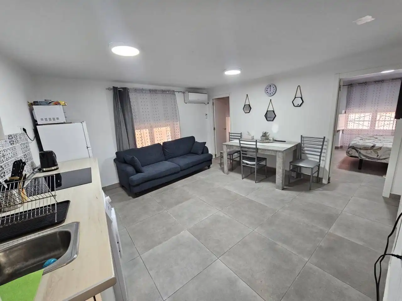Living room of Flat for sale in Alicante / Alacant  with Air Conditioner and Furnished