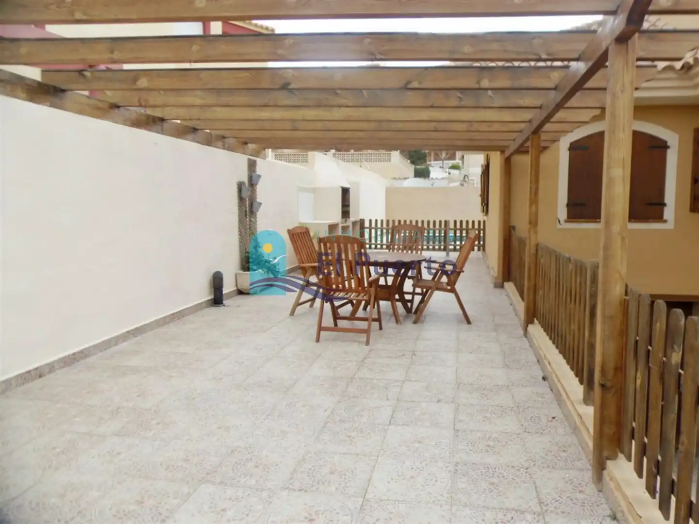 Terraza de Casa o chalet en venta en Mazarrón con Calefacción, Jardín privado y Terraza