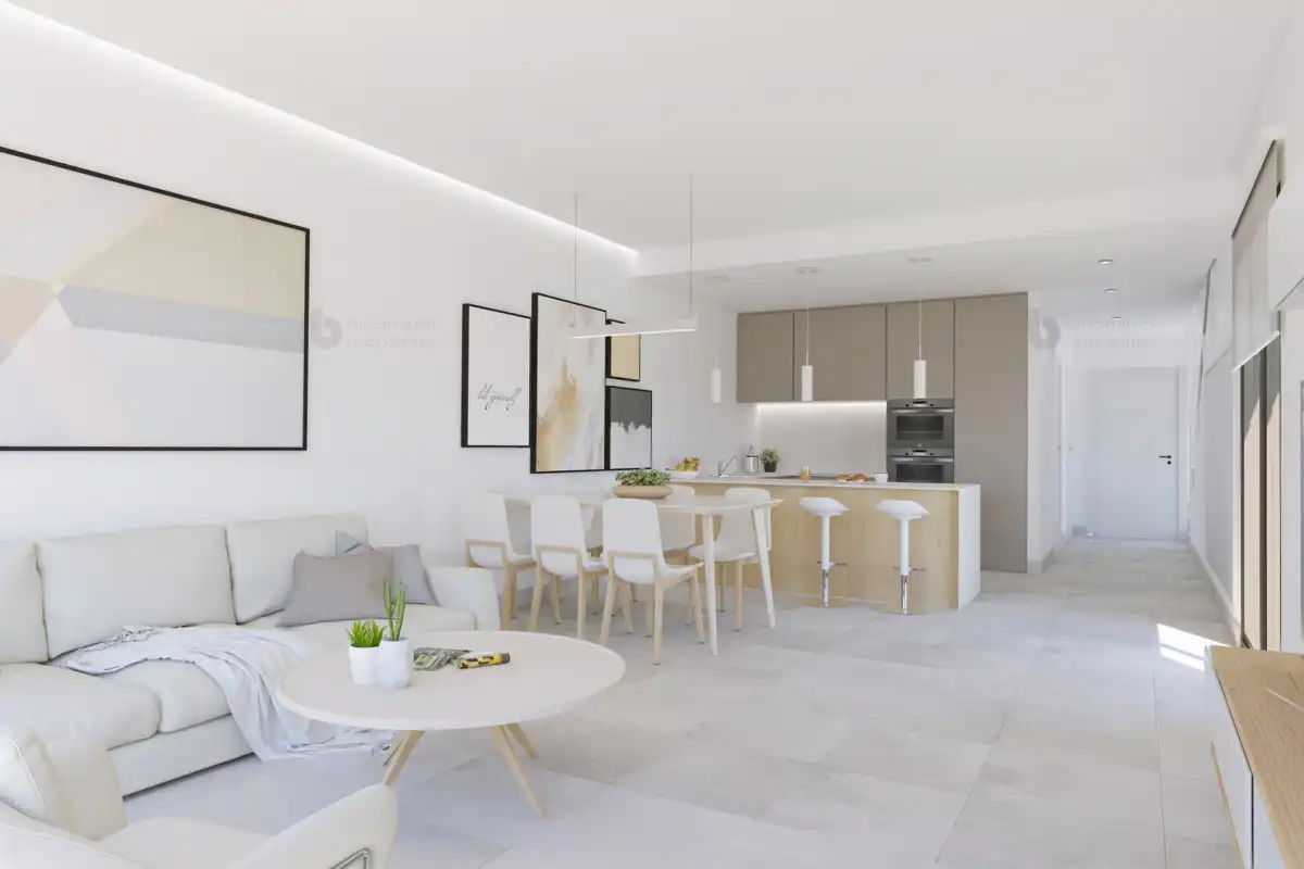 Cocina de Casa o chalet en venta en Pilar de la Horadada con Aire acondicionado, Jardín privado y Terraza