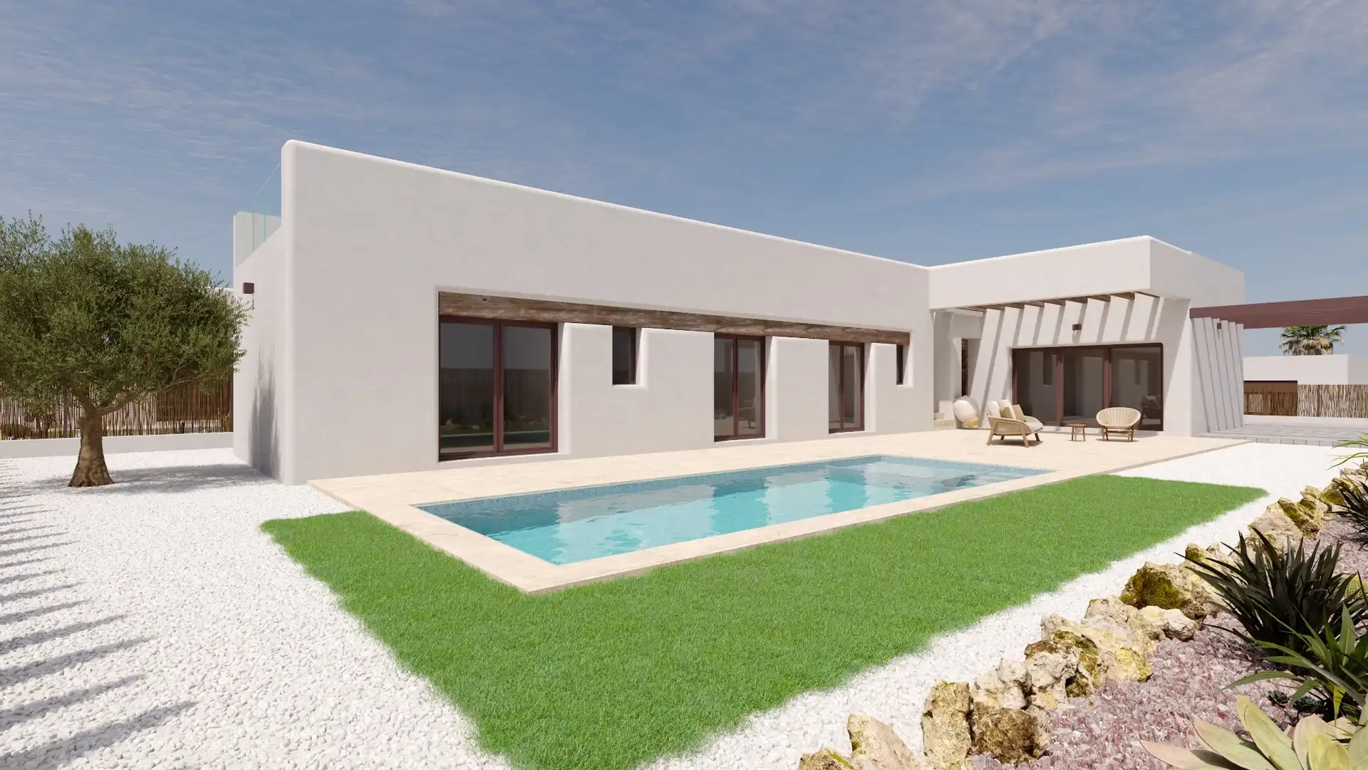 Casa con piscina en venta en Algorfa