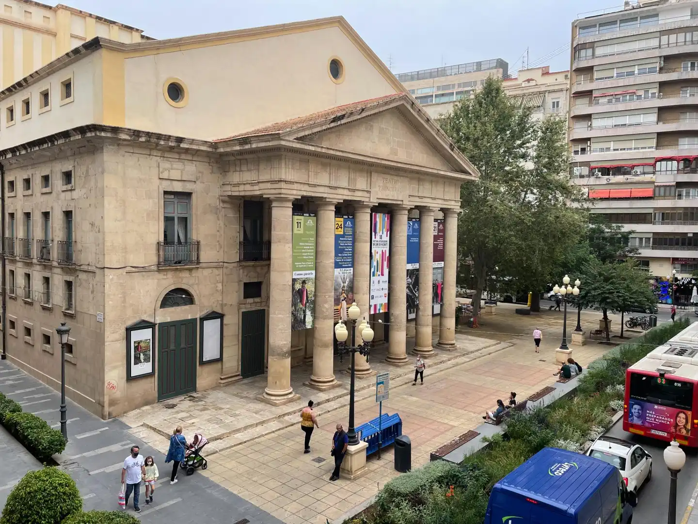 Exterior view of Flat for rent in Alicante / Alacant  with Air Conditioner, Heating and Furnished