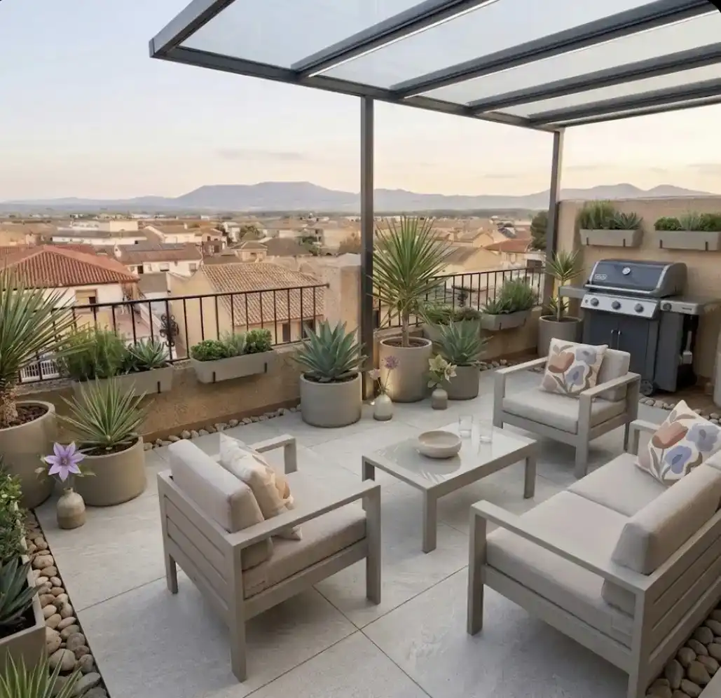 Terrasse von Dachboden zum Verkauf in Chauchina mit Klimaanlage und Balkon