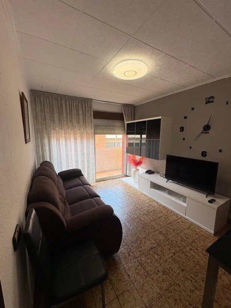 Wohnzimmer von Wohnung zum Verkauf in Badalona mit Balkon