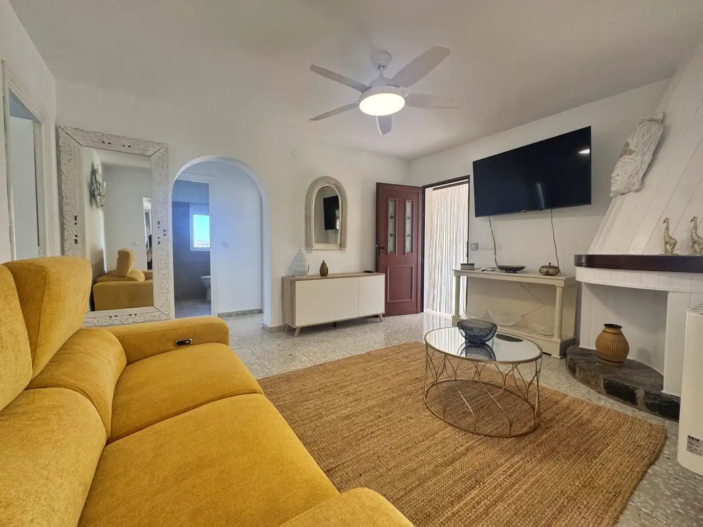 Sala d'estar de Casa o xalet de lloguer en Teulada amb Aire condicionat, Terrassa i Traster