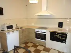 Cuina de Casa o xalet de lloguer en Gijón  amb Calefacció, Terrassa i Moblat