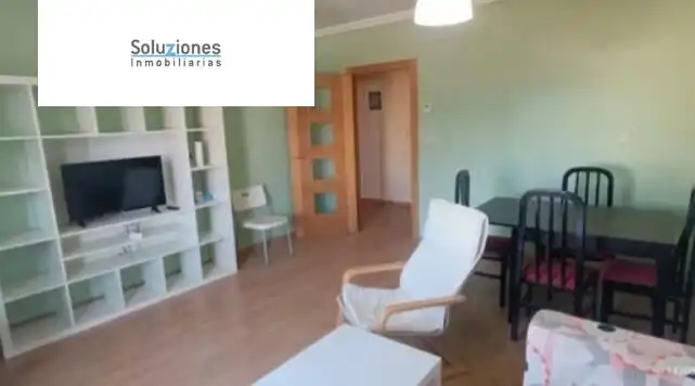 Living room of Flat for sale in Albacete  with Heating, Furnished and Balcony