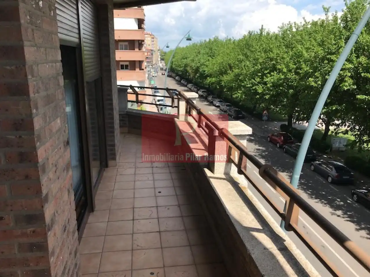 Terrasse von Wohnung zur Miete in León Capital  mit Heizung, Parkett und Terrasse