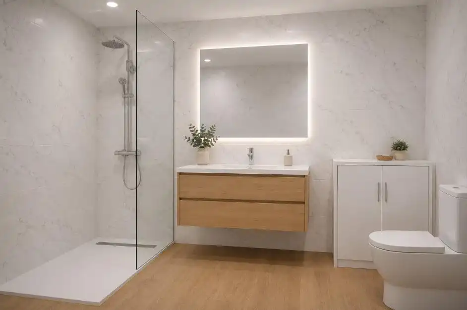 Badezimmer von Erdgeschoss zum Verkauf in Elche / Elx mit Klimaanlage