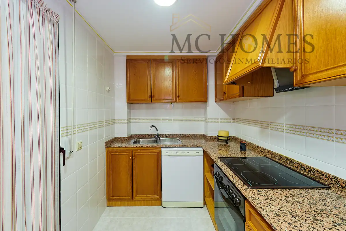 Kitchen of Flat for sale in Santa Pola  with Air Conditioner, Heating and Oven