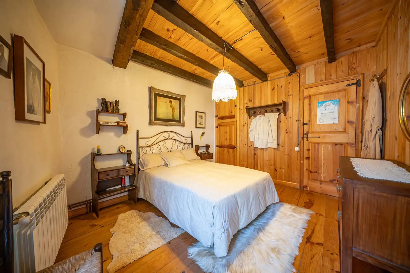 Bedroom of Detached homes for sale in Naut Aran  with Heating, Parquet flooring and Furnished