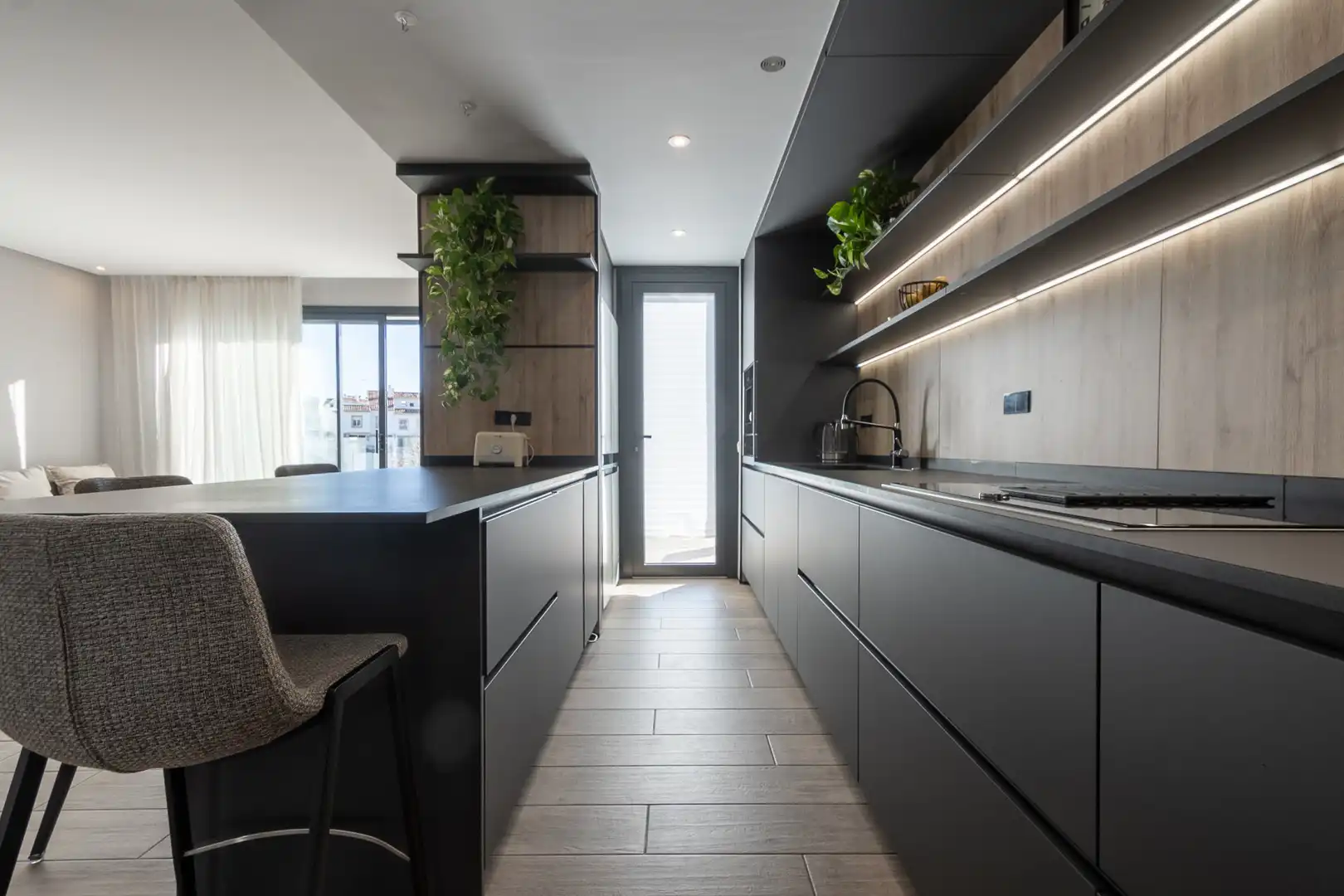 Kitchen of Attic for rent in Marbella  with Air Conditioner, Heating and Terrace