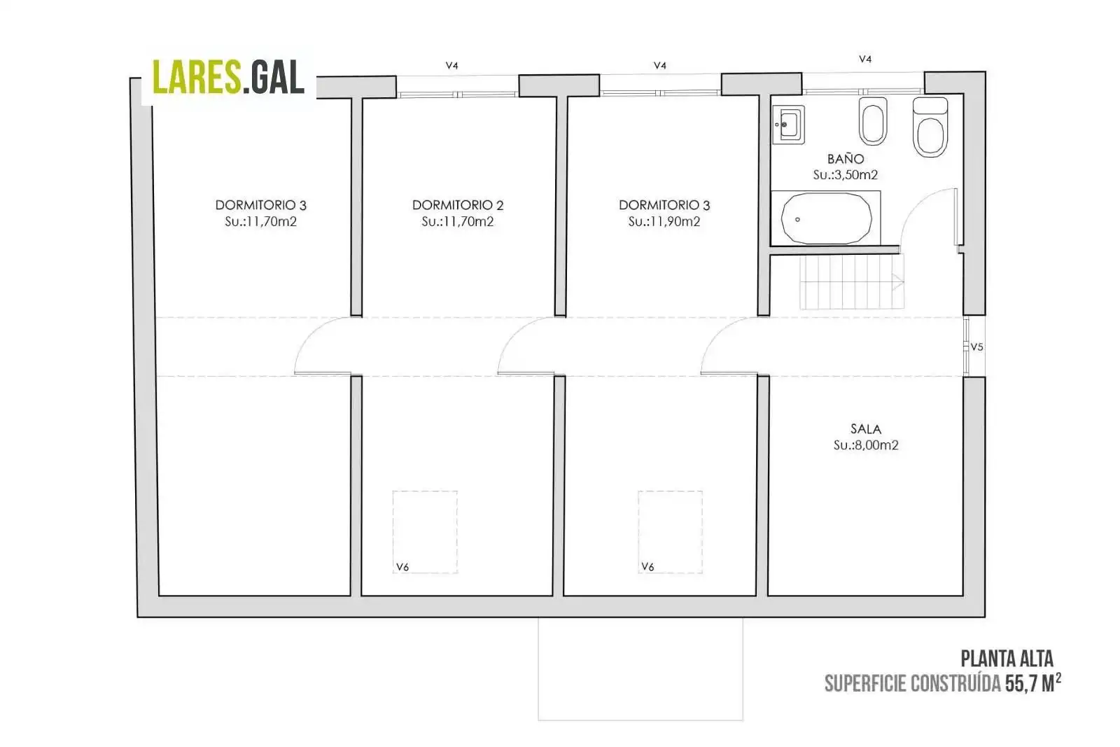 Casa en venta en Rúa Pardiñeiro, imagen 24